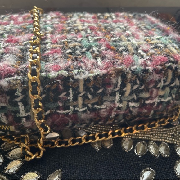 NWT Tory Burch tweed Britten top handle - Picture 5 of 12